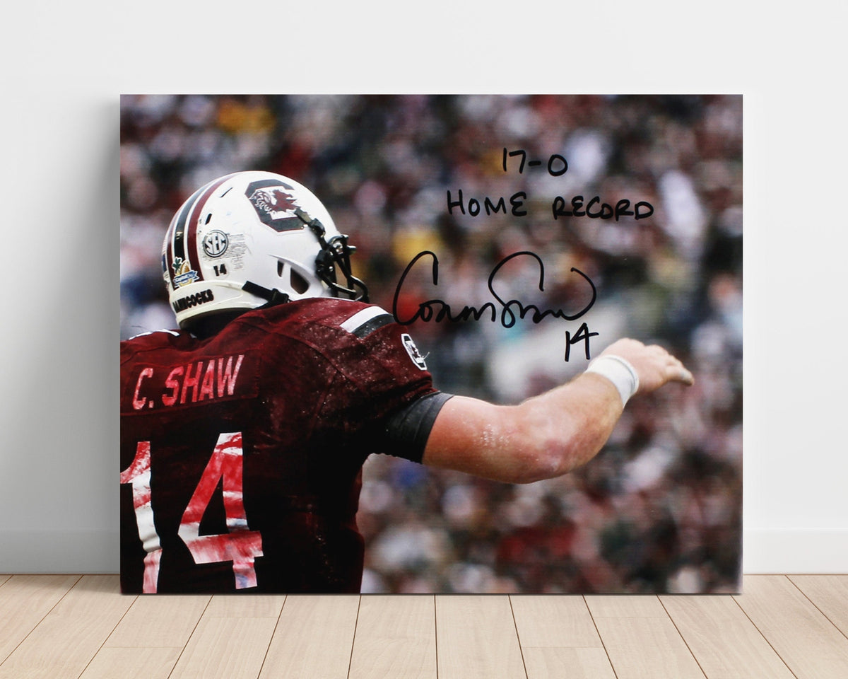 South Carolina Football - Connor Shaw Undefeated Home Command 8x10 Unframed Print college football wall art