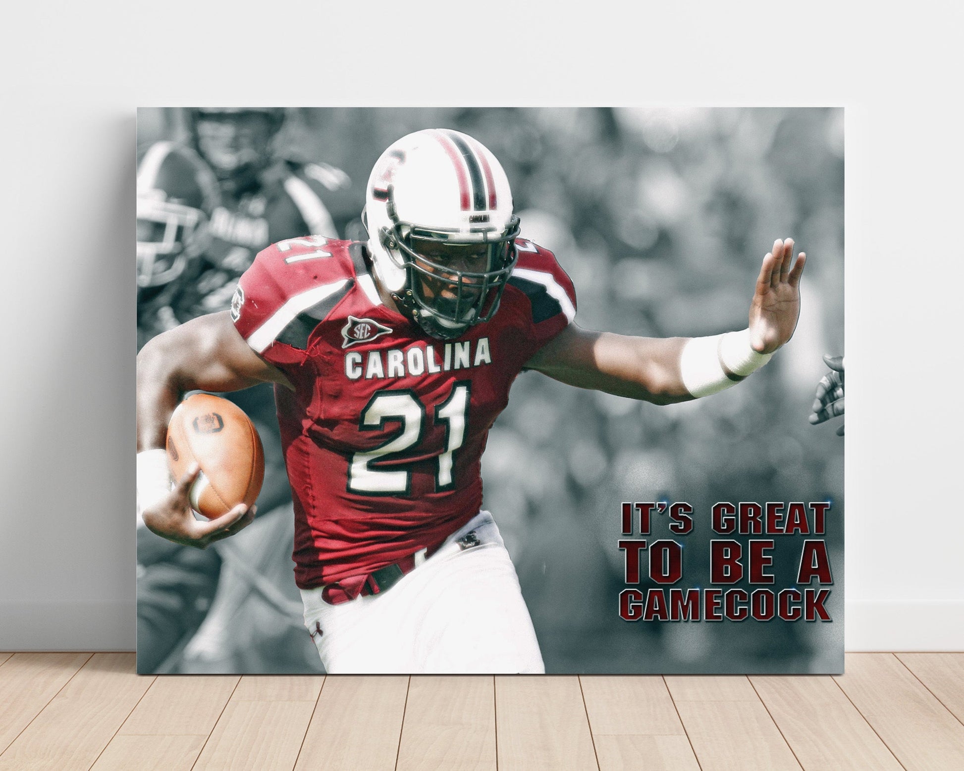 South Carolina Football - Marcus Lattimore Explosive Breakaway 8x10 Unframed Print college football wall art