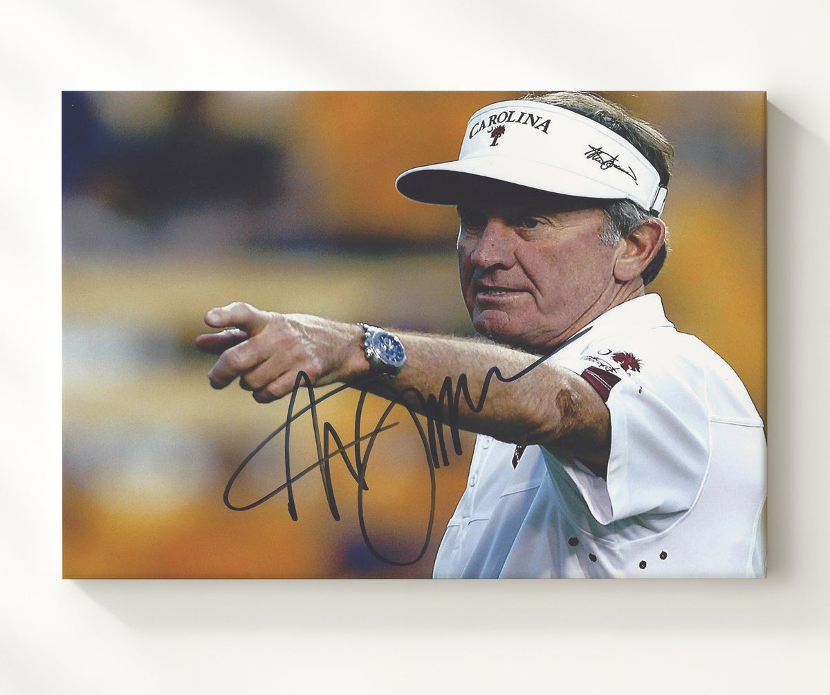 South Carolina Football - Steve Spurrier Sideline Authority 8x10 Canvas college football wall art