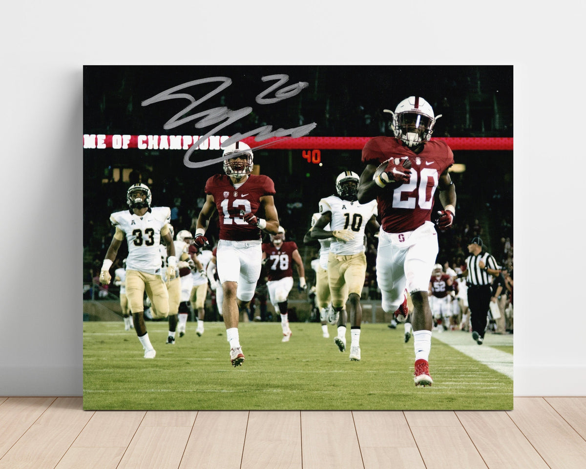 Stanford Football - Bryce Love Breakaway Touchdown Burst 8x10 Unframed Print college football wall art