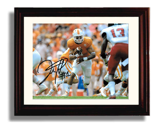 Tennessee Football - Jalen Hurd Power Run Breakthrough 8x10 Beveled Frame college football wall art