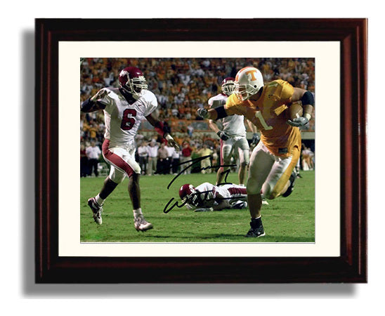 Tennessee Football Jason Witten Tough Yardage Drive College Football Wall Art 8x10 Beveled Frame wall art print – College Football decor