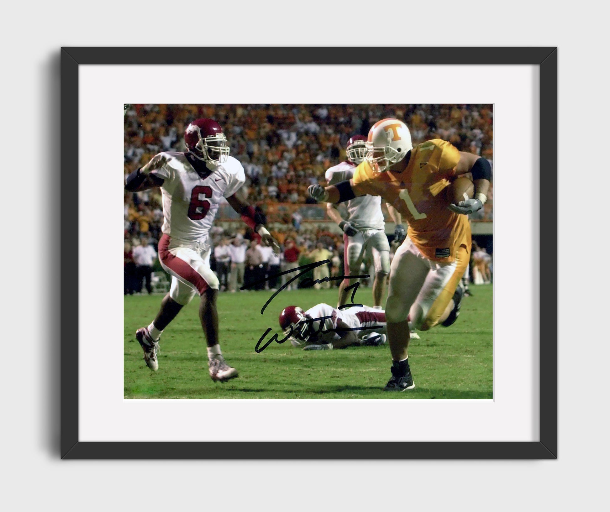 Tennessee Football - Jason Witten Tough Yardage Drive 8x10 Gallery Frame college football wall art