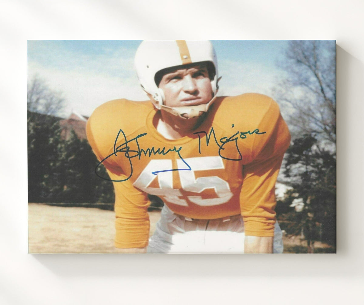 Tennessee Football - Johnny Majors Legendary QB Heritage 8x10 Canvas college football wall art