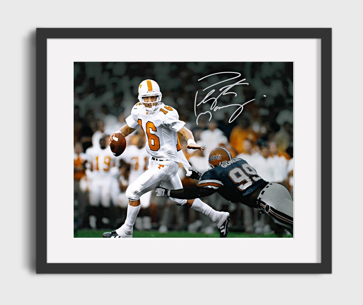 Tennessee Football - Peyton Manning Escape Artist Play 8x10 Gallery Frame college football wall art