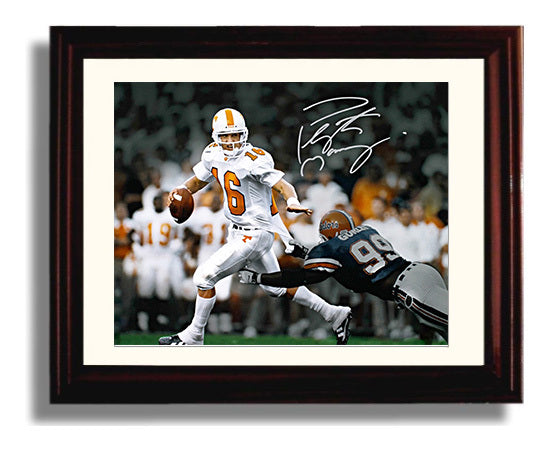 Tennessee Football - Peyton Manning Escape Artist Play 8x10 Beveled Frame college football wall art