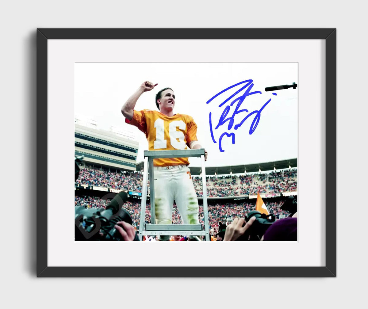 Tennessee Football - Peyton Manning Sideline Maestro Leadership 8x10 Gallery Frame college football wall art