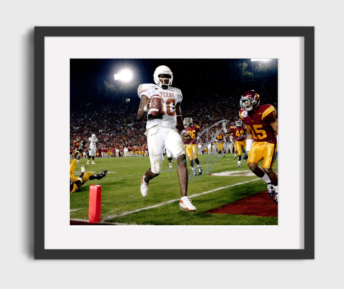 Texas Football - Vince Young Goal Line Championship Run 8x10 Gallery Frame college football wall art
