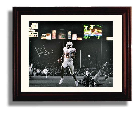 Texas Football - Vince Young Rose Bowl Breakaway Run 8x10 Beveled Frame college football wall art