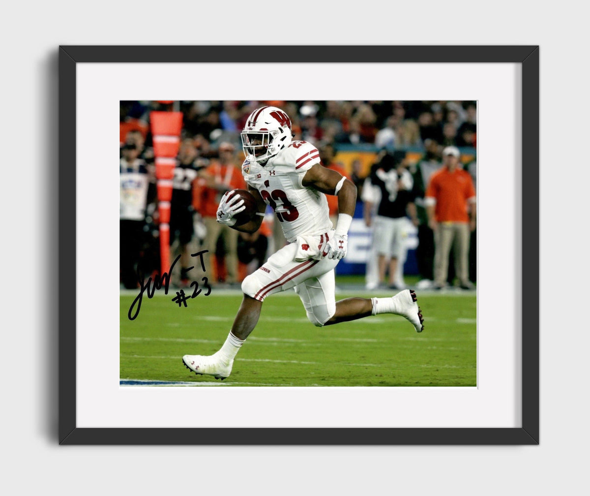 Wisconsin Football - Jonathan Taylor Explosive Breakaway Speed 8x10 Gallery Frame college football wall art