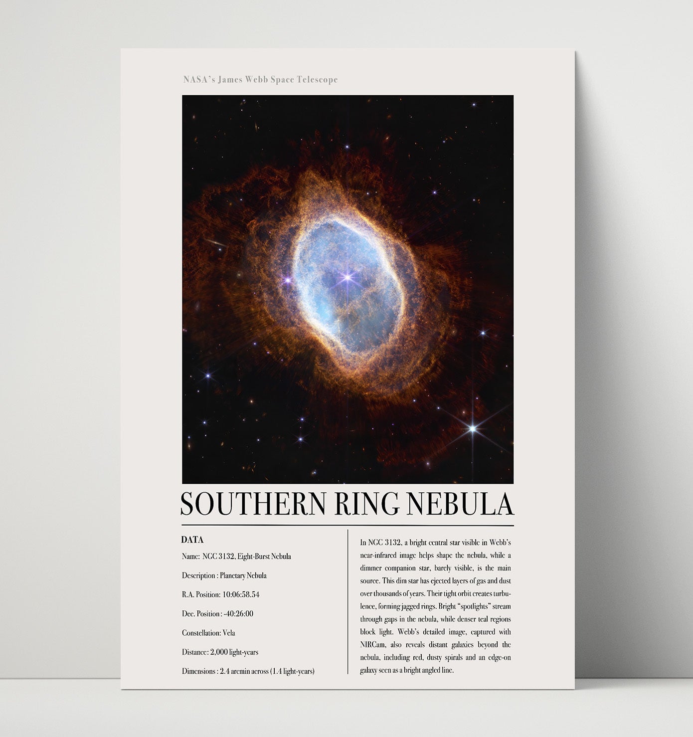 Constellation Print - Hercules - James Webb Telescope Messier 92 Globular Cluste 16x20 Unframed Print constellation wall art print – Constellation Print decor