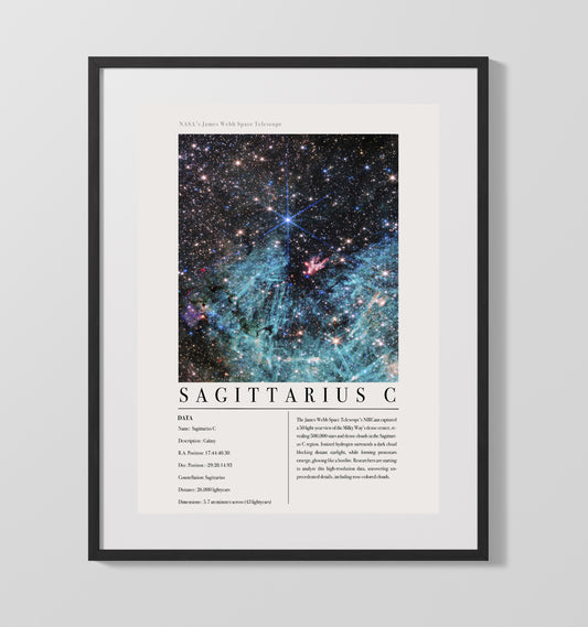 Constellation Print - Pegasus - James Webb Telescope Stephans Quintet Galaxy Group 16x20 16x20 Gallery Framed Artworkd Artwork wall art print – vintage decor