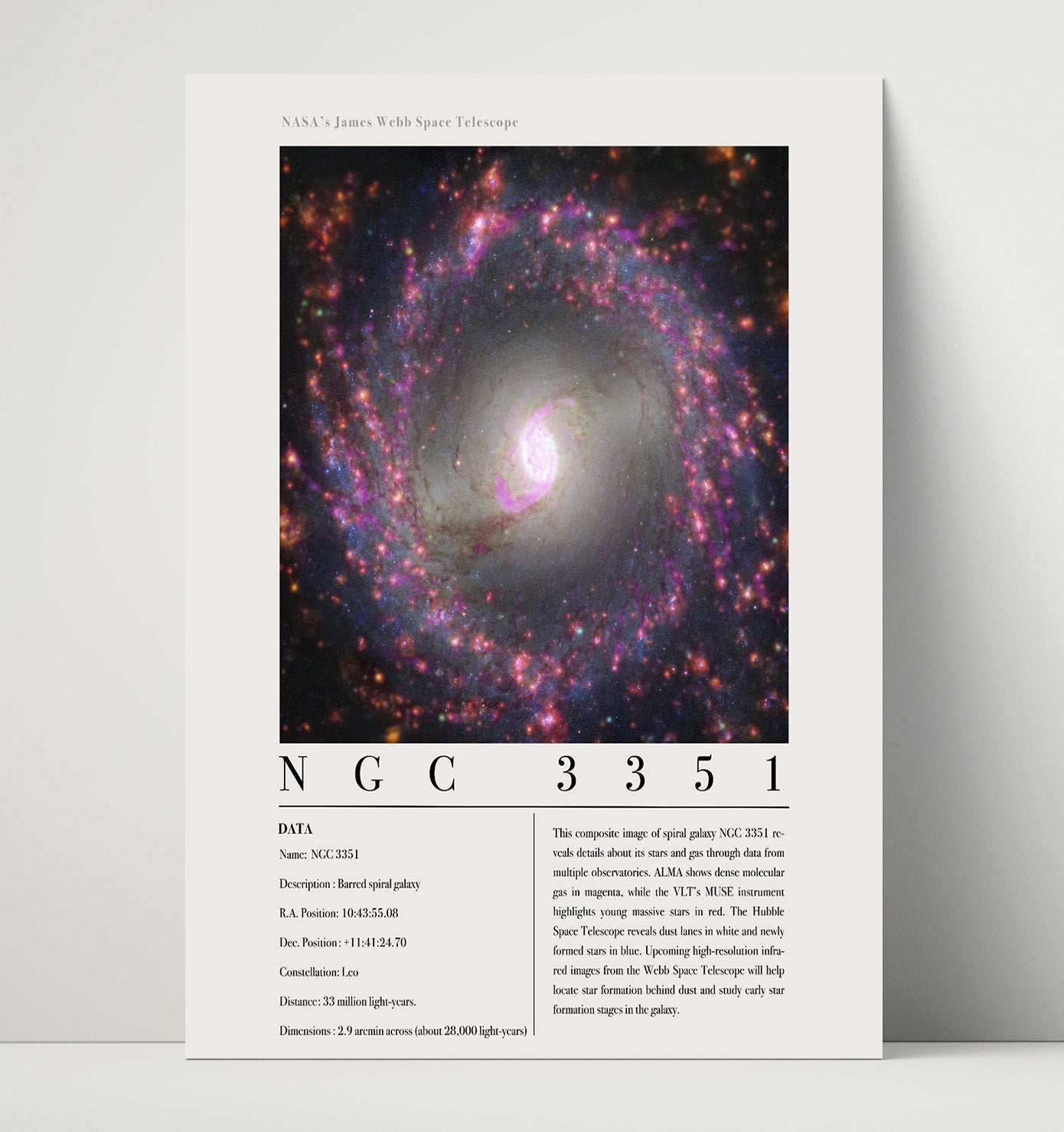 Constellation Print - Sagittarius - James Webb Telescope Milky Way Galactic Cent 16x20 Unframed Print constellation wall art print – Constellation Print decor
