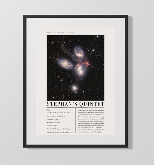 Constellation Print - Sculptor - James Webb Telescope Cartwheel Galaxy 16x20 16x20 Gallery Framed Artworkd Artwork wall art print – vintage decor