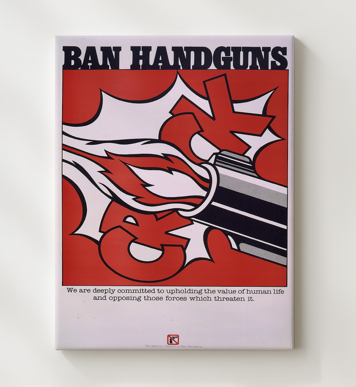 Ban Handguns Counter Culture Wall Art 20x24 Canvas wall art print