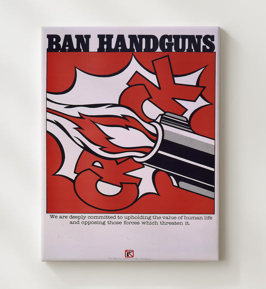 Ban Handguns 8x10 Canvas counterculture wall art