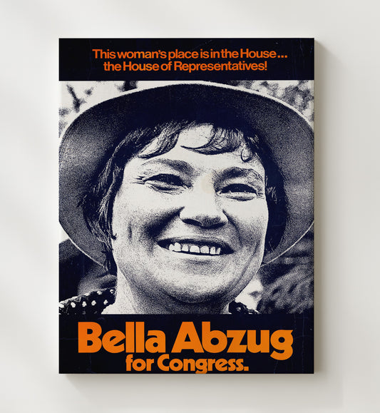 Bella Abzug for Congress 8x10 Canvas counterculture wall art
