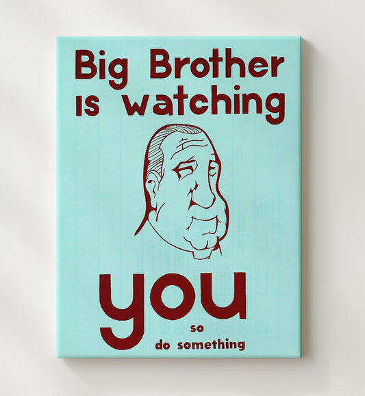 Big Brother Is Watching You 8x10 Canvas counterculture wall art