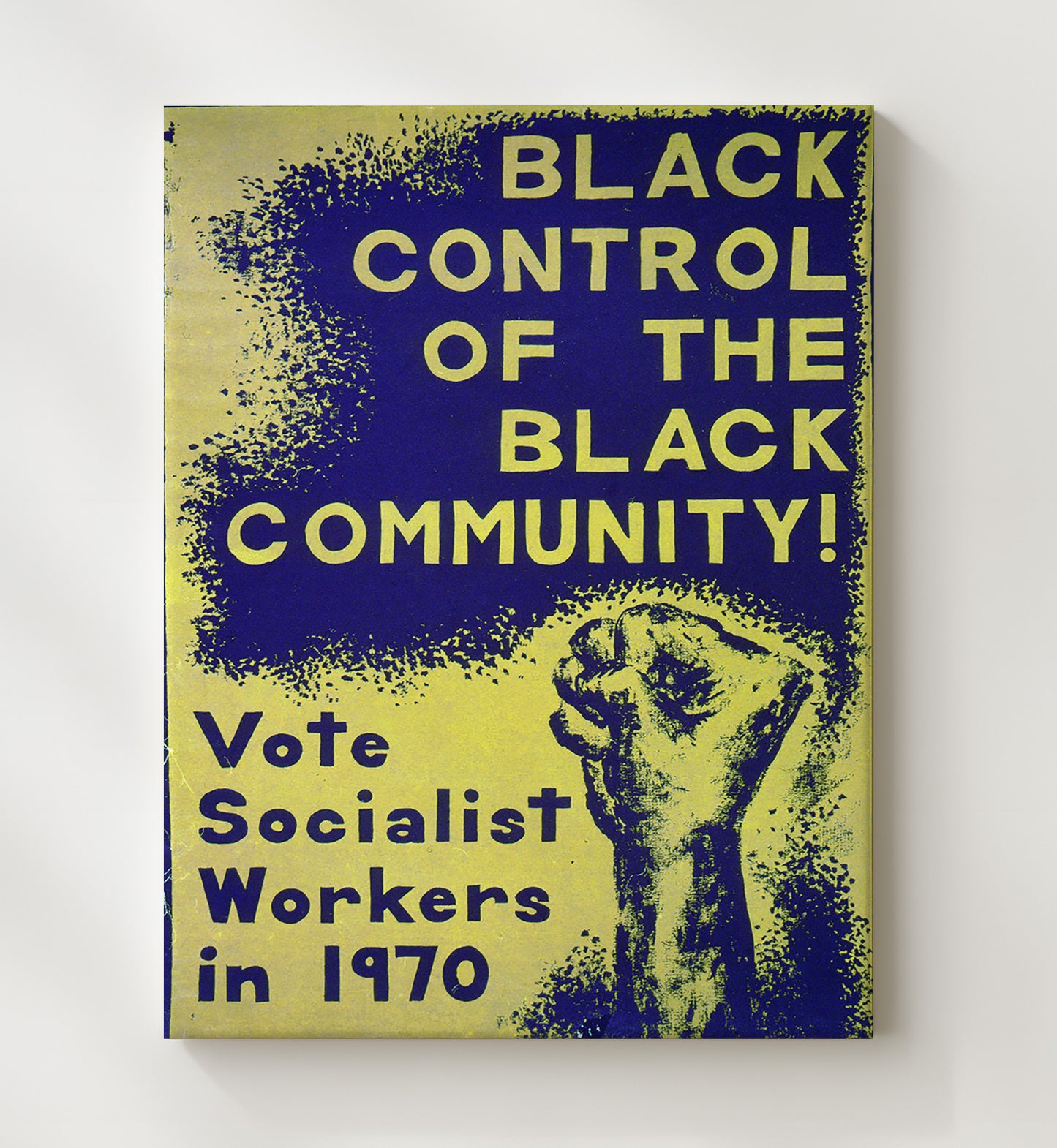 Black Control of the Black Community Counter Culture Wall Art 20x24 Canvas wall art print