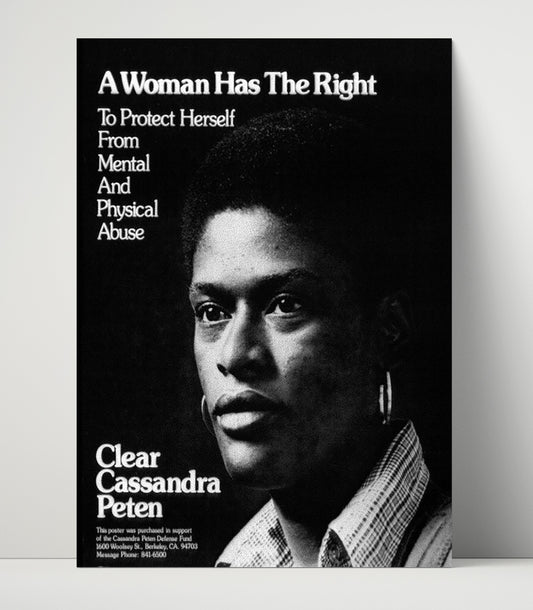 Clear Cassandra Peten - Women's Rights - Counterculture - 16x20 Unframed Print