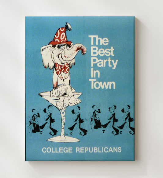 College Republicans - Best Party in Town 8x10 Canvas counterculture wall art