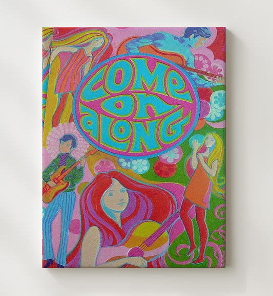 Come on Along 8x10 Canvas counterculture wall art