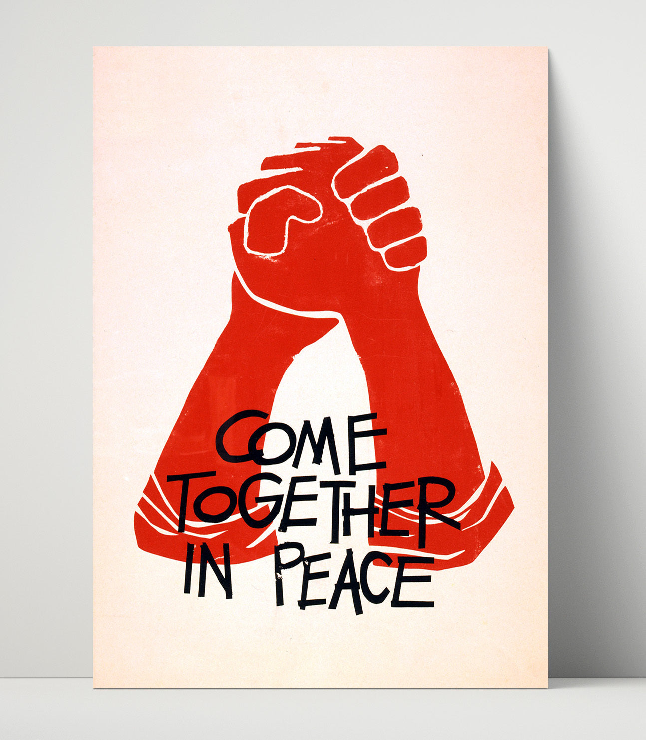 Come Together in Peace Counter Culture Wall Art 16x20 Unframed Print wall art print