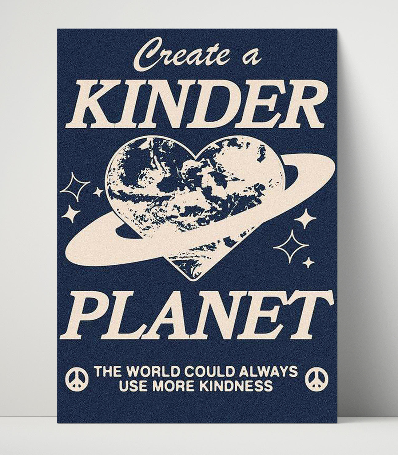Create a Kinder Planet Counter Culture Wall Art 16x20 Unframed Print wall art print