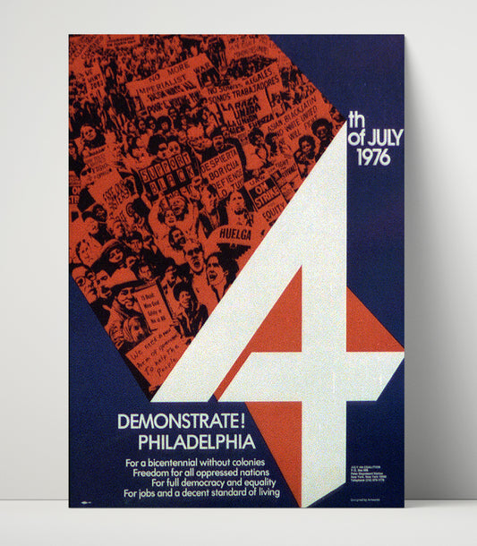 Demonstrate 4 Philadelphia - Counterculture - 16x20 Unframed Print