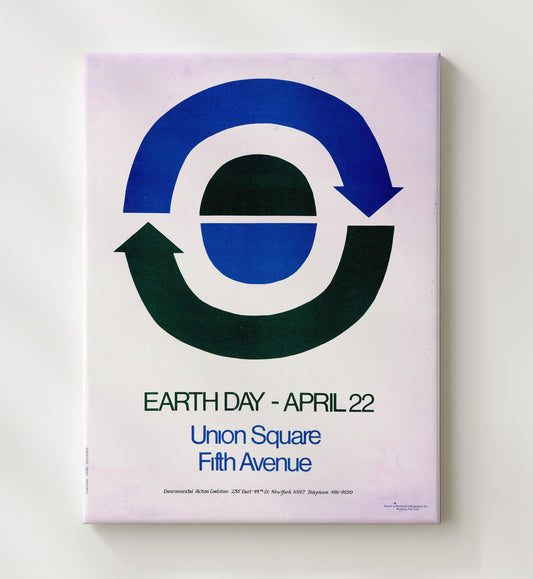 Earth Day April 22 8x10 Canvas counterculture wall art
