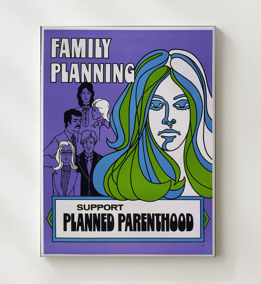 Family Planning 8x10 Canvas counterculture wall art