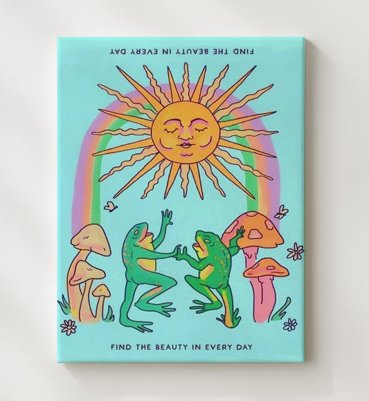 Find the Beauty in Every Day 8x10 Canvas counterculture wall art