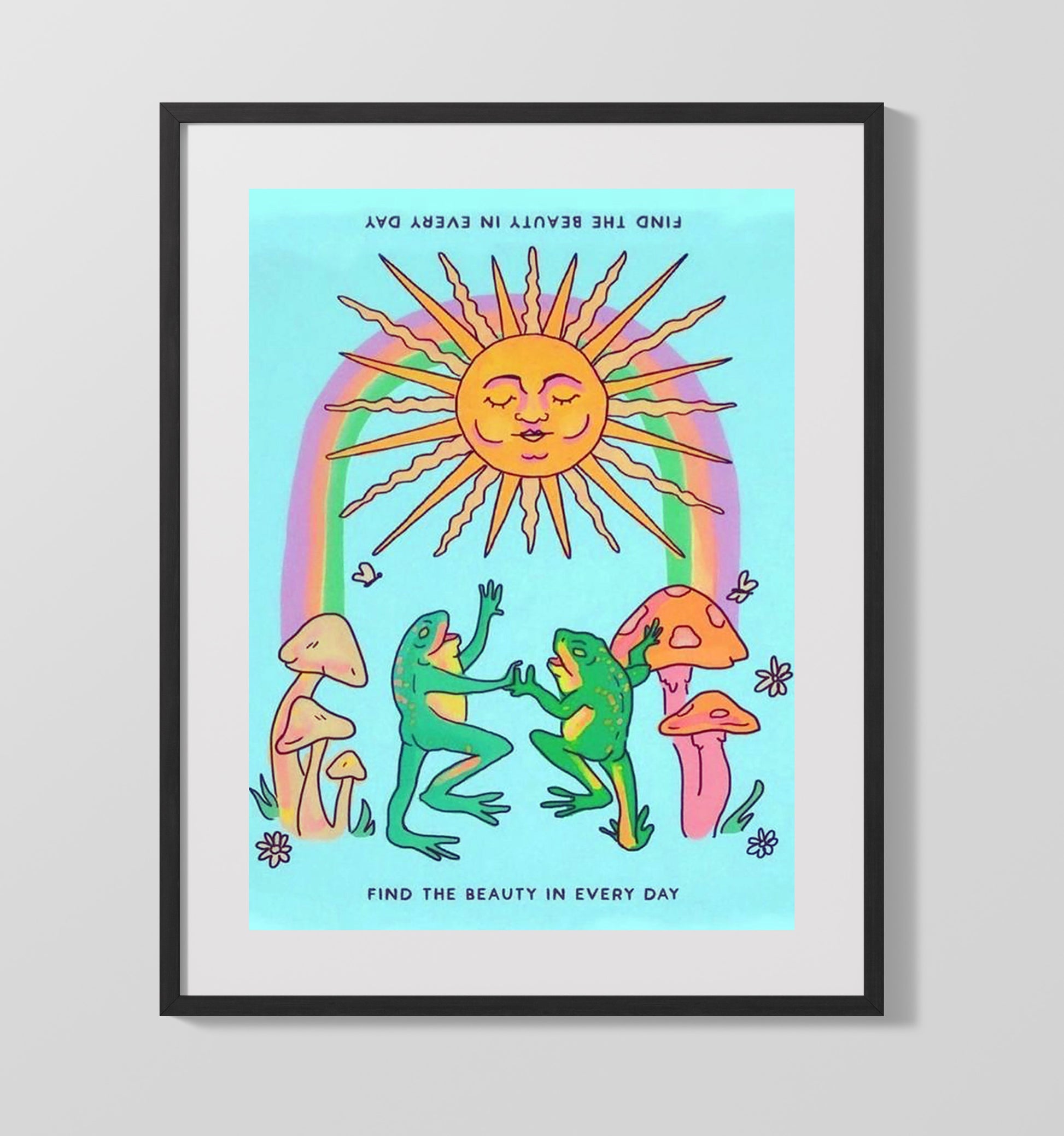 Find the Beauty in Every Day Counter Culture Wall Art 16x20 Gallery Frame wall art print