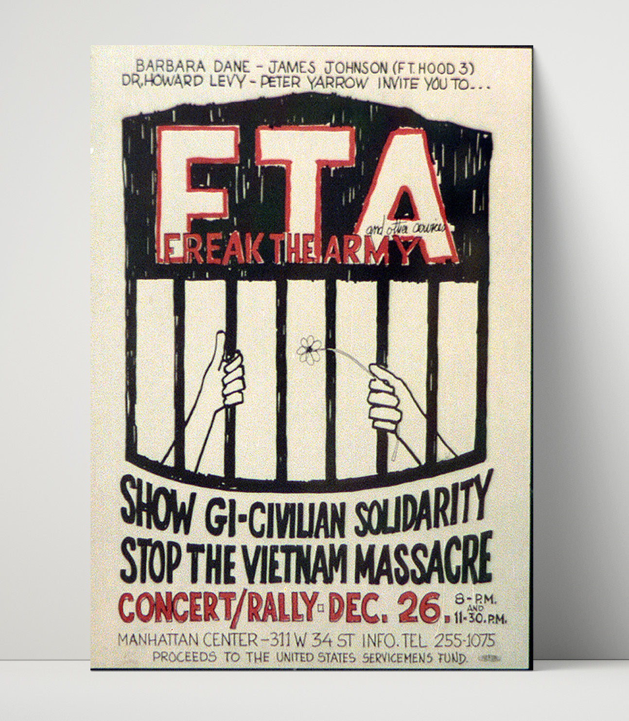 Freak the Army Counter Culture Wall Art 16x20 Unframed Print wall art print
