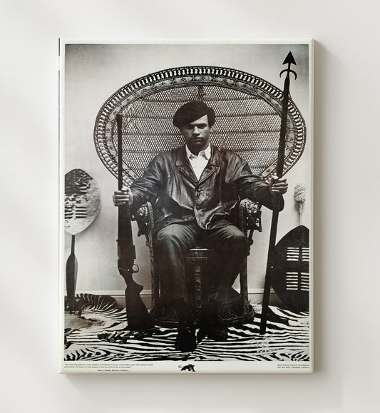 Huey Newton - Black Panthers 8x10 Canvas counterculture wall art