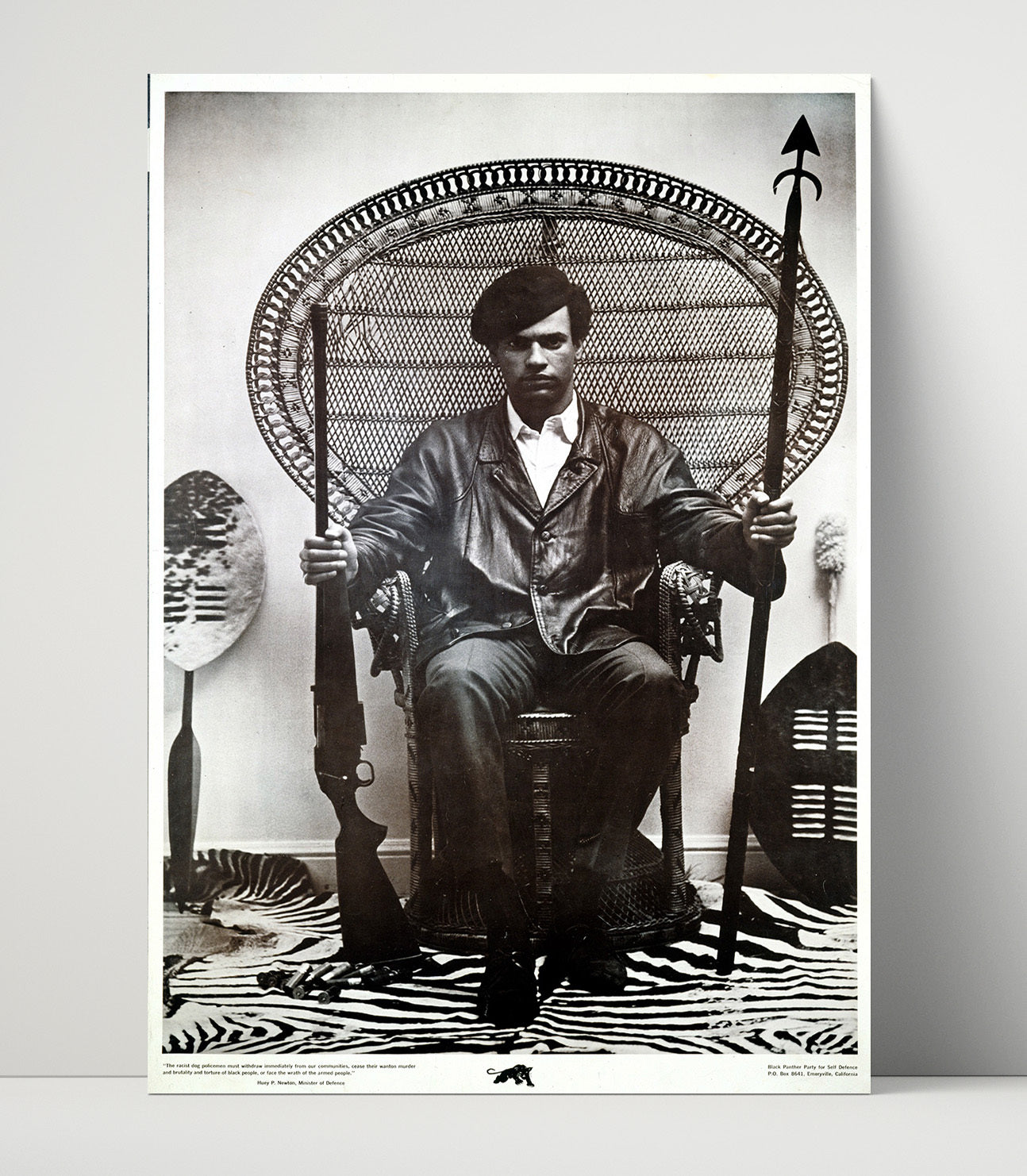 Huey Newton - Black Panthers Counter Culture Wall Art 16x20 Unframed Print wall art print