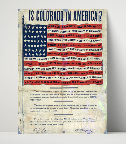 Is Colorado in America - Counterculture - 16x20 Unframed Print