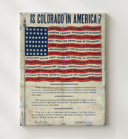 Is Colorado in America 8x10 Canvas counterculture wall art
