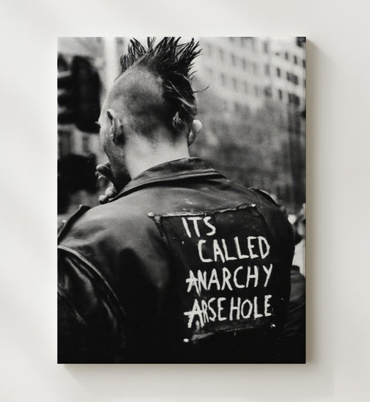 It's Called Anarchy, Arsehole 8x10 Canvas counterculture wall art