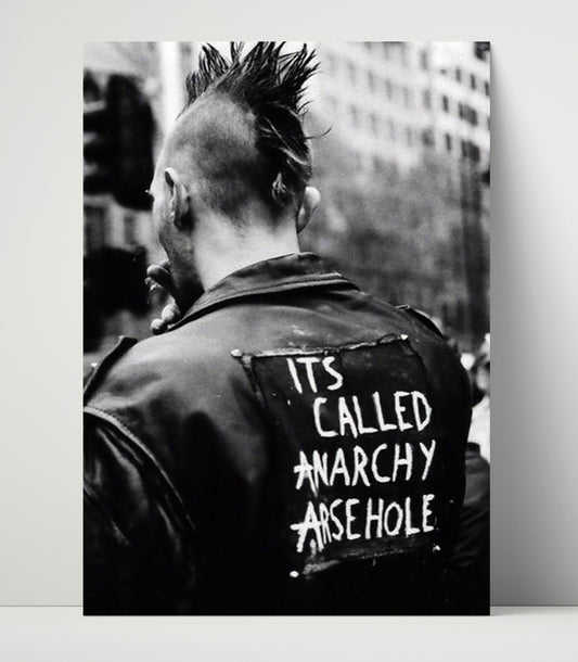 It's Called Anarchy, Arsehole - Counterculture - 16x20 Unframed Print