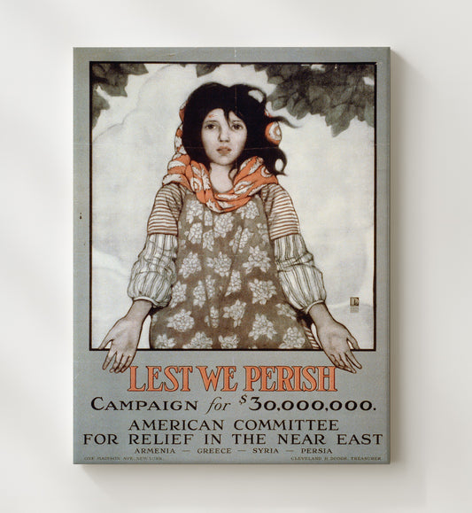 Lest We Perish 8x10 Canvas counterculture wall art