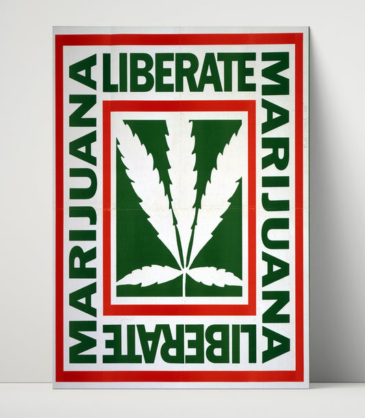 Liberate Marijuana - Counterculture - 16x20 Unframed Print