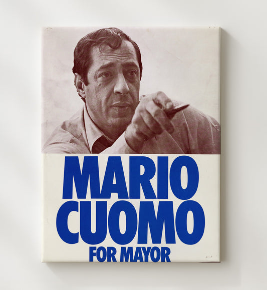 Mario Cuomo for Mayor 8x10 Canvas counterculture wall art