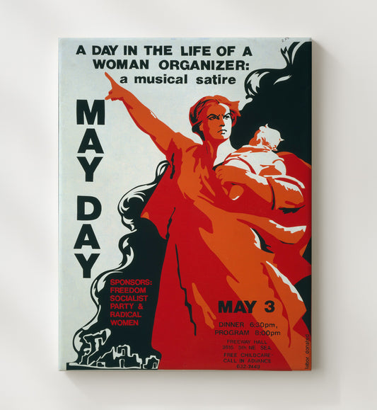 May Day Play 8x10 Canvas counterculture wall art