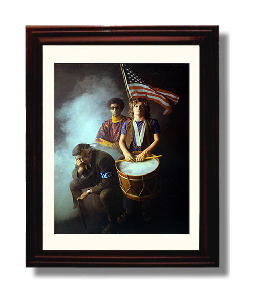 McCarthy 1972 Poster Counter Culture Wall Art 8x10 Beveled Frame wall art print