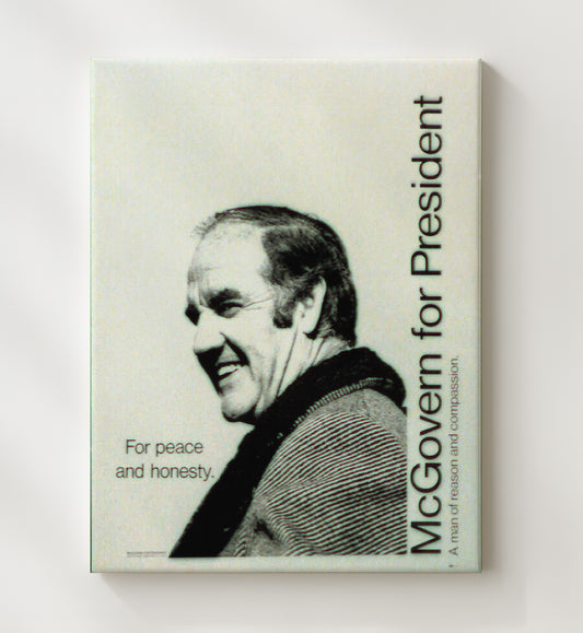McGovern for President 8x10 Canvas counterculture wall art