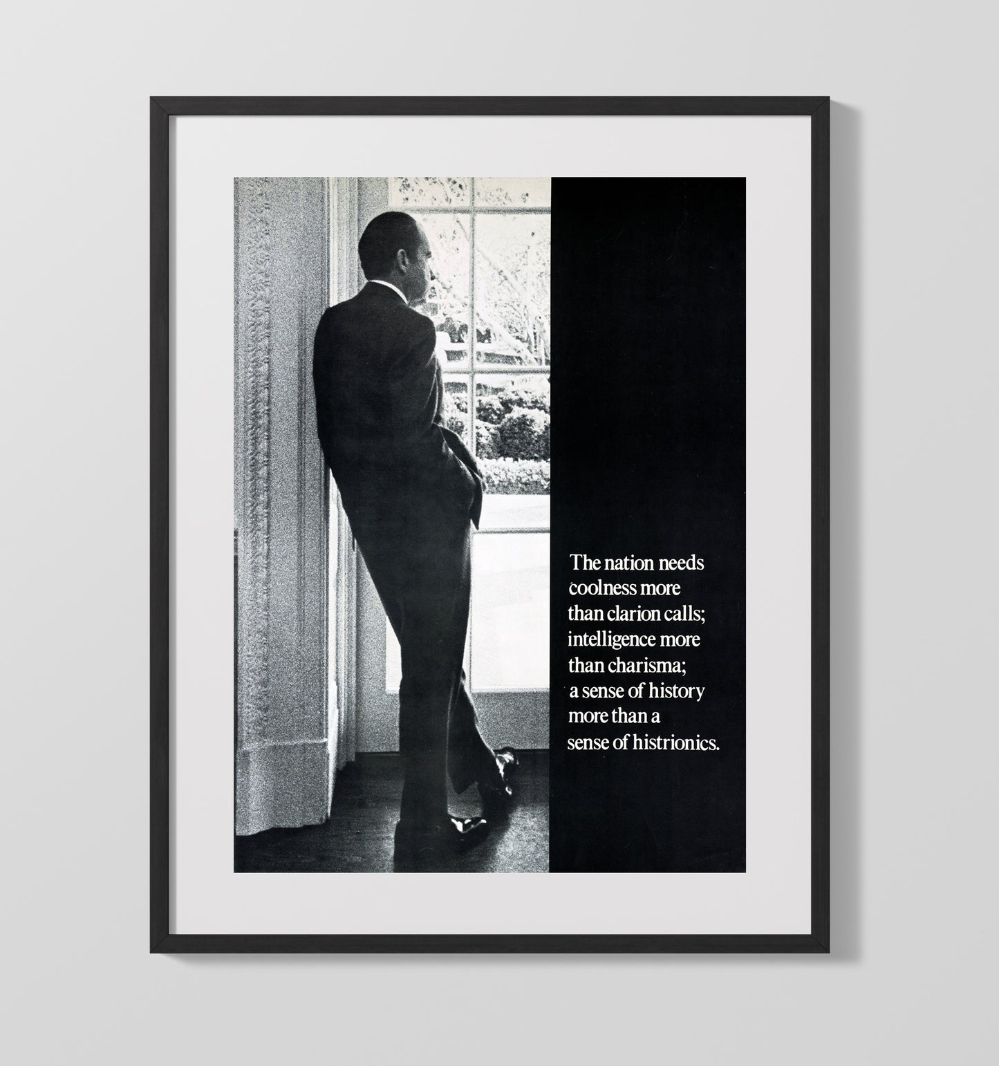 Nixon the Nation Needs Counter Culture Wall Art 16x20 Gallery Frame wall art print