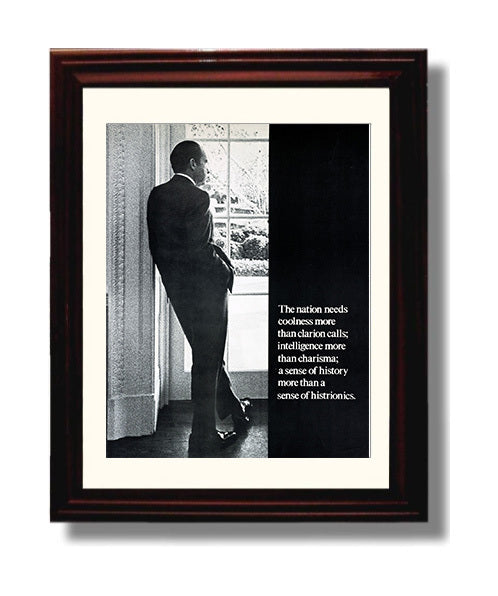 Nixon the Nation Needs Counter Culture Wall Art 8x10 Beveled Frame wall art print