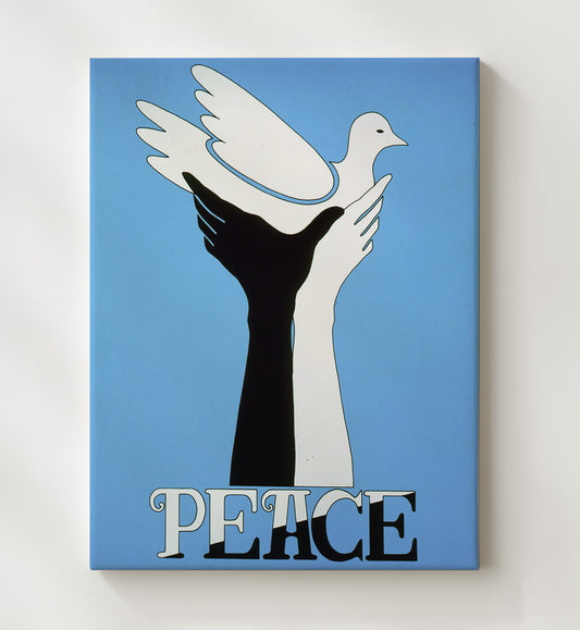 Peace Dove 8x10 Canvas counterculture wall art