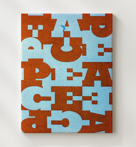 Peace Puzzle 8x10 Canvas counterculture wall art